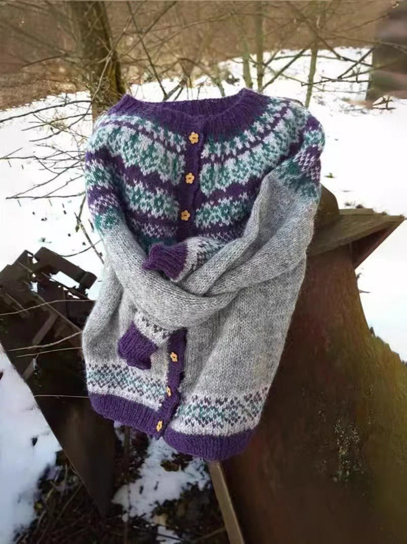 Naomie | Vintage Icelandic cardigan