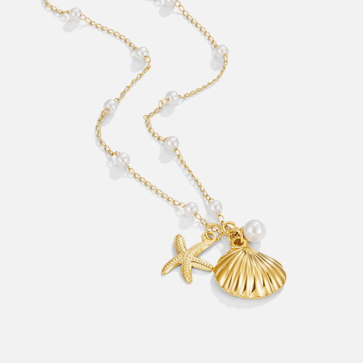 Aria | Delicate Shell Charm Necklace
