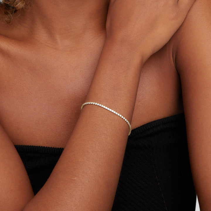 Cordelia | Elegant Silver Tennis Bracelet