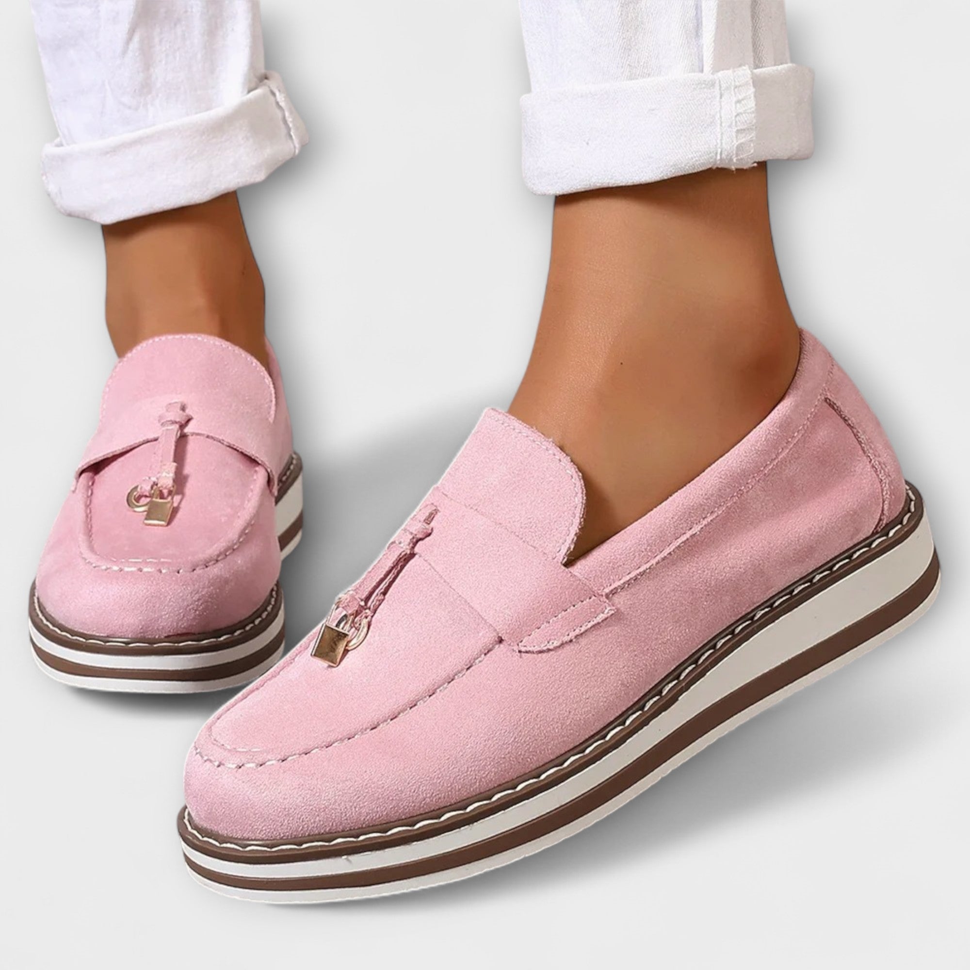 Valentina -  Round Toe Casual Moccasins