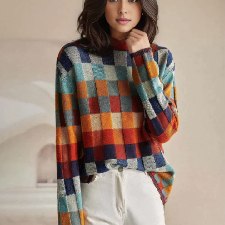 Creative Turtleneck Sweater