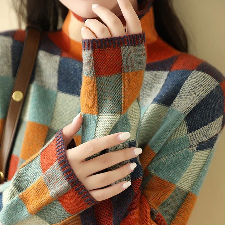 Creative Turtleneck Sweater
