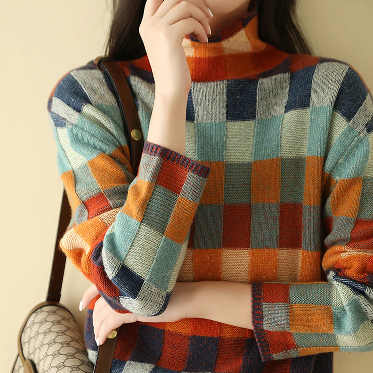 Creative Turtleneck Sweater