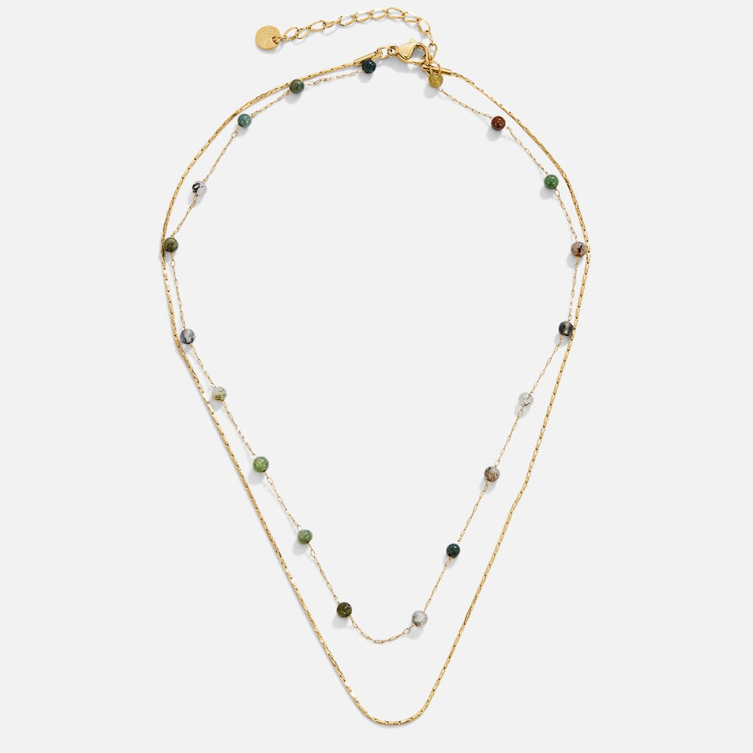 Alana | Layered Gold & Stone Necklace