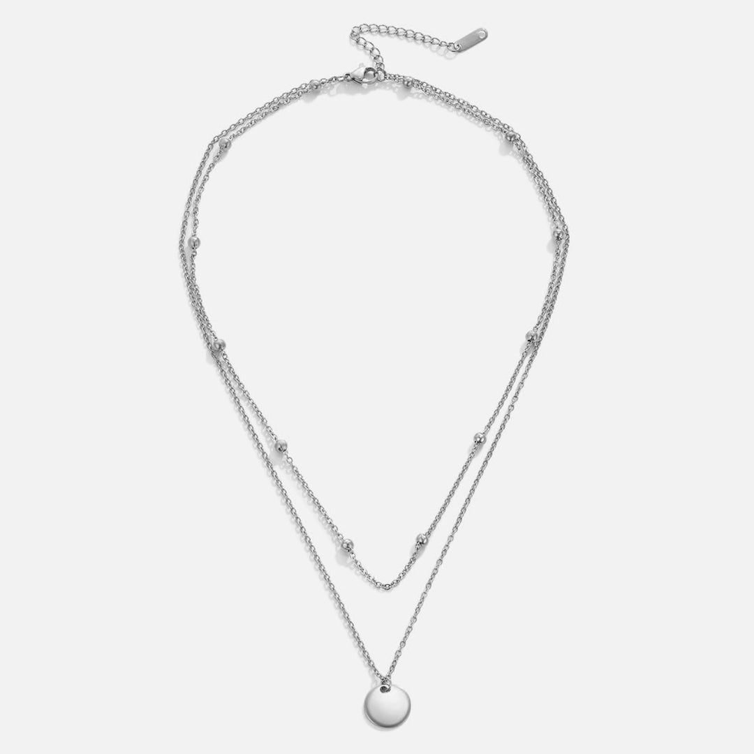 Selina | Layered Silver Necklace