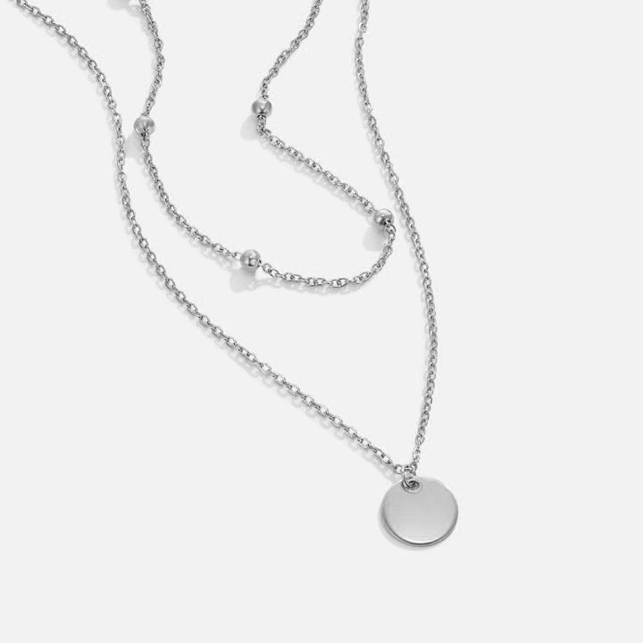 Selina | Layered Silver Necklace