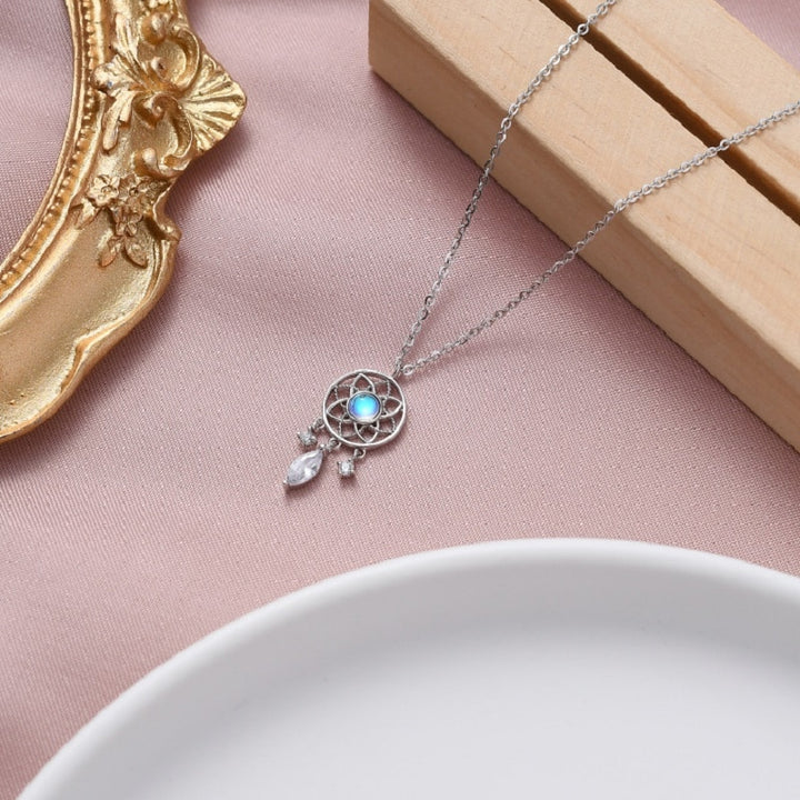 Women’s Dreamcatcher Moonstone Necklace